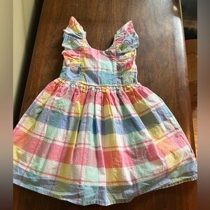 Tommy Bahama madras plaid girls dress size 3T